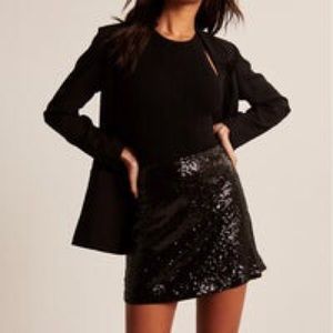 Vintage Abercrombie & Fitch sequin mini skirt
